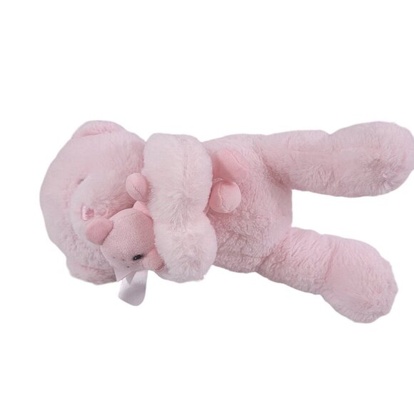 Evergreen B. Boutique Pink Momma Bear and Baby Bear Stuffed Animal Set - Picture 9 of 16